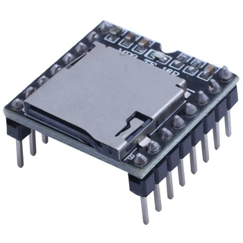 3pcs Mini MP3 Player Module DFPlayer MP3-TF-16P Support MP3/WAV/WMA TF Card FAT16/32 with Simplified Output Speaker 
3pcs Mini MP3 Player Module DFPlayer MP3-TF-16P Support MP3/WAV/WMA TF Card FAT16/32 with Simplified Output Speaker