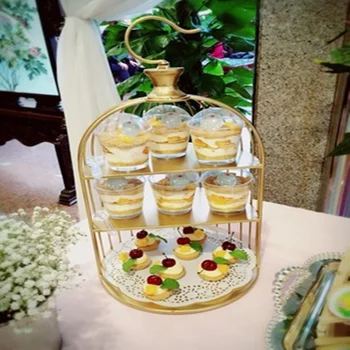 20cm Wrought Iron Bird Cage Shaped Dessert Display Stand Table Decoration Multi-layer Cake Rack Snack Holder Metal Rack Banquet
20cm Wrought Iron Bird Cage Shaped Dessert Display Stand Table Decoration Multi-layer Cake Rack Snack Holder Metal Rack Banquet