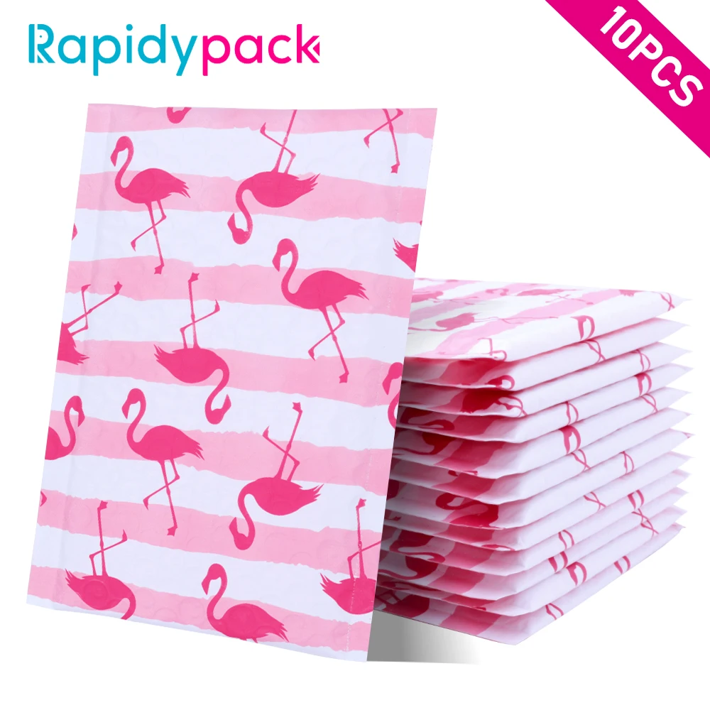 10PCS Creative Printed Flamingo Poly Bubble Mailer Padded Envelope Self Seal Mailing Bubble Envelope Postal Shipping Envelopes
10PCS Creative Printed Flamingo Poly Bubble Mailer Padded Envelope Self Seal Mailing Bubble Envelope Postal Shipping Envelopes