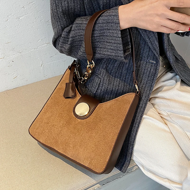 SWDF Simple Scrub Leather Shoulder Bags for Women 2021 Winter Branded Handbags Lux Trend Designer Women's Luxury Chain Hand Bag
SWDF Simple Scrub Leather Shoulder Bags for Women 2021 Winter Branded Handbags Lux Trend Designer Women's Luxury Chain Hand Bag