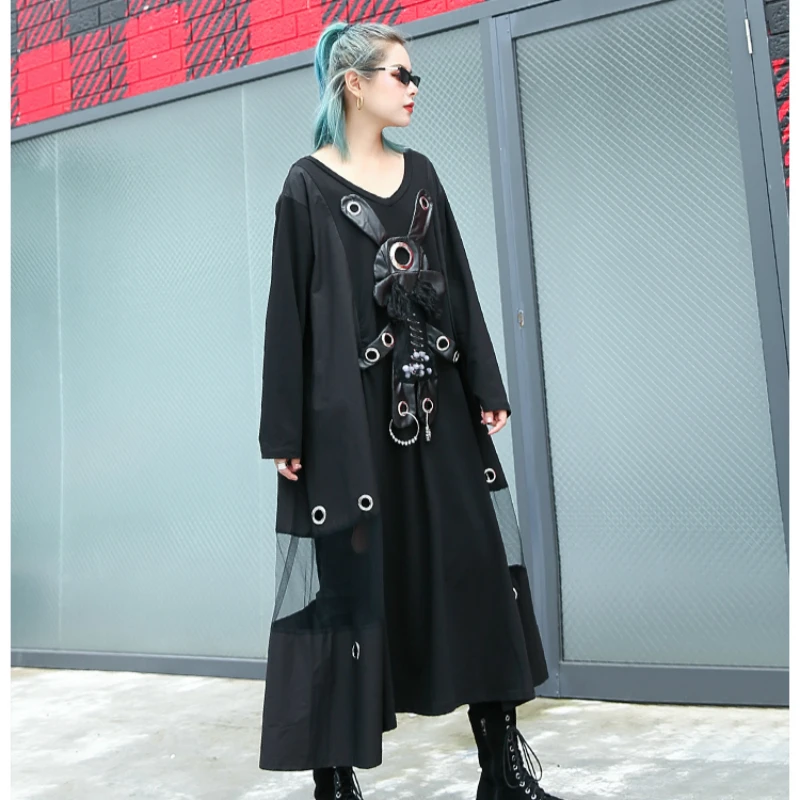 Dot Patch Dress Mesh Spliced Large Size 2020 Spring Women Casual Dress Plus Size Dresses Ladies Oversized A-Line Rabbit Decorate
Dot Patch Dress Mesh Spliced Large Size 2020 Spring Women Casual Dress Plus Size Dresses Ladies Oversized A-Line Rabbit Decorate