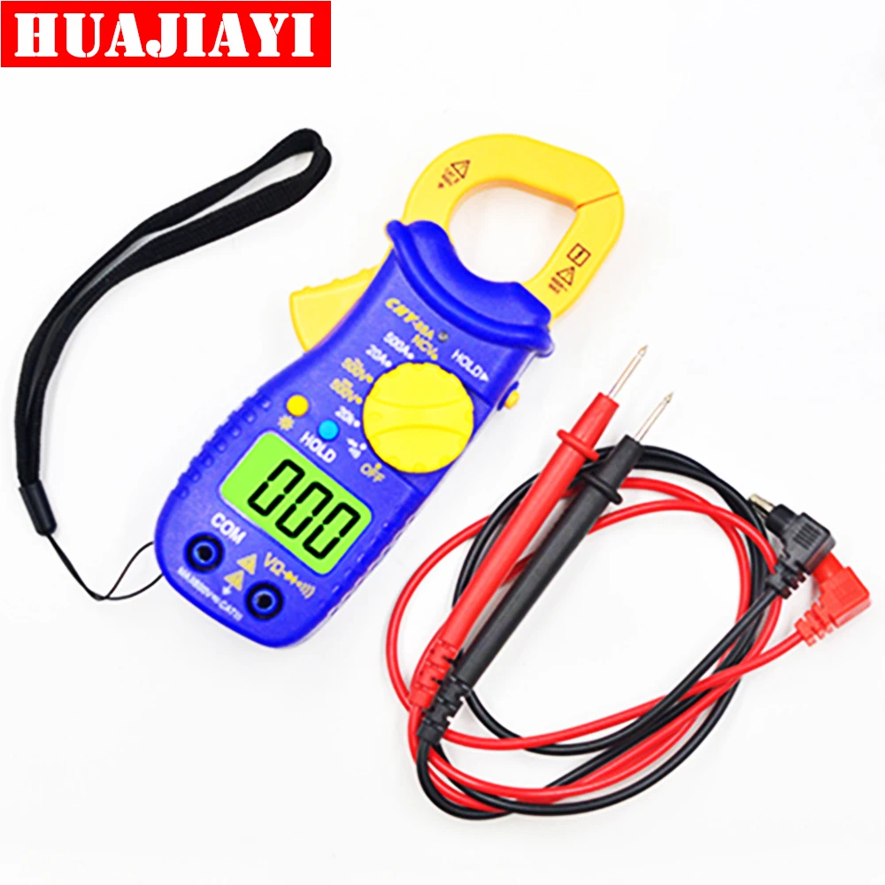 LCD Digital Mini Digital Clamp Meters Taster AC/DC Current Voltage Ohm Manual Range NVC Capacitance Non-contact Multimeter
LCD Digital Mini Digital Clamp Meters Taster AC/DC Current Voltage Ohm Manual Range NVC Capacitance Non-contact Multimeter