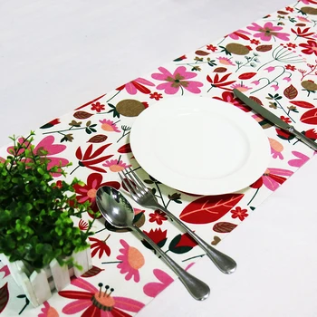 Fashion Modern Table Runner Colorful Flowers Linen Cotton Runner Tablecloth With Tassels Printed Table Runner Home Decoration
Fashion Modern Table Runner Colorful Flowers Linen Cotton Runner Tablecloth With Tassels Printed Table Runner Home Decoration