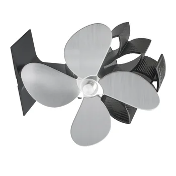 Eco-friendly Fireplace Fan Heat-resistant Heat Powered Power Saving Warm Air Fan Stove Overheat Protect (Black)
Eco-friendly Fireplace Fan Heat-resistant Heat Powered Power Saving Warm Air Fan Stove Overheat Protect (Black)