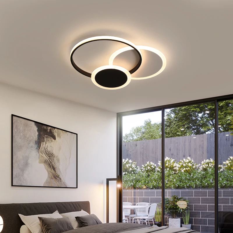 Living room round modern LED lamp black white LED ceiling lamp room study bedroom decoration lamp with remote control
Living room round modern LED lamp black white LED ceiling lamp room study bedroom decoration lamp with remote control