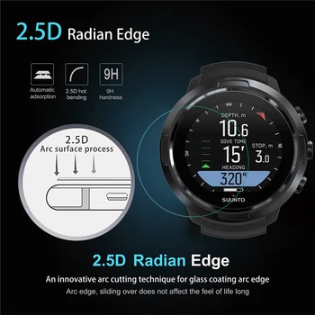 3pcs Tempered Glass Screen Protector For Suunto D5 Dive Computer Watch 9H 2.5D Glass Bubble Scratch-proof Protector
3pcs Tempered Glass Screen Protector For Suunto D5 Dive Computer Watch 9H 2.5D Glass Bubble Scratch-proof Protector