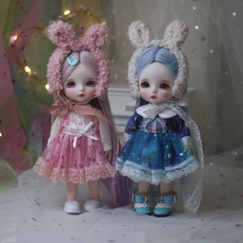 17CM Handmade BJD Makeup Dolls Accessories Fashion Clothes 1/8 Mini Movable Joint Cute Dolls for Girls Child Birthday Gifts Toy
17CM Handmade BJD Makeup Dolls Accessories Fashion Clothes 1/8 Mini Movable Joint Cute Dolls for Girls Child Birthday Gifts Toy