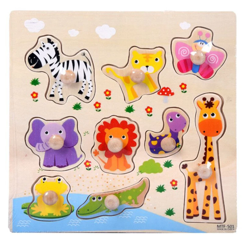 Kids Toys Montessori Wooden Puzzle Hand Grab Board Set Educational Wooden Toys Cartoon Vehicle Animal Puzzles Baby Children Toy
Kids Toys Montessori Wooden Puzzle Hand Grab Board Set Educational Wooden Toys Cartoon Vehicle Animal Puzzles Baby Children Toy