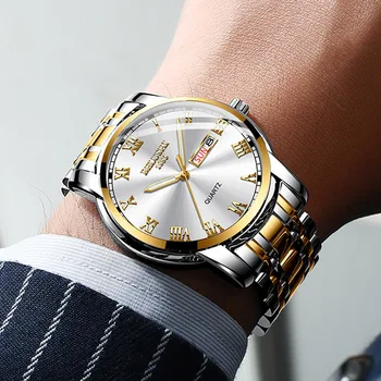 2020 NEW Mens Watches Top Brand Luxury Fashion Business Quartz Watch Men Sport All Steel Waterproof Clock erkek kol saati
2020 NEW Mens Watches Top Brand Luxury Fashion Business Quartz Watch Men Sport All Steel Waterproof Clock erkek kol saati