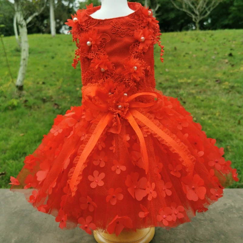 Puppy Dog Outerwear Clothes New Red Lace Flower Print Bow Wedding Party Dresses For Small Medium Dog Pet Clothing Dog Skirts
Puppy Dog Outerwear Clothes New Red Lace Flower Print Bow Wedding Party Dresses For Small Medium Dog Pet Clothing Dog Skirts