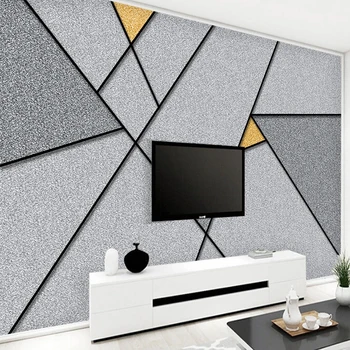 Custom 3D Personality Abstract Grey Geometric TV Background Photo Wallpaper Modern Living Room Decoration Mural Papel De Parede
Custom 3D Personality Abstract Grey Geometric TV Background Photo Wallpaper Modern Living Room Decoration Mural Papel De Parede
