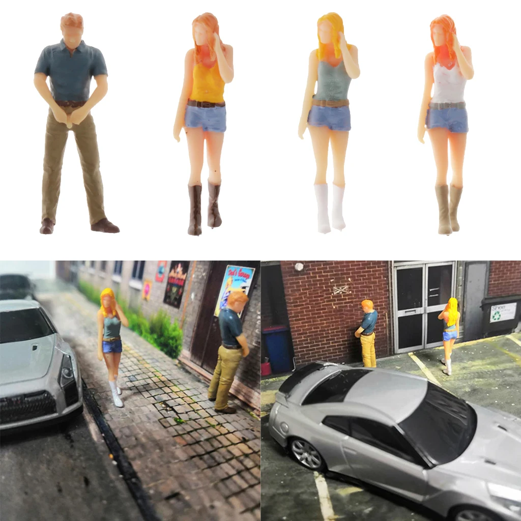1:64 Embarrassed Female/ Peeing Male Doll Model Scene Figures Character Home Desktop Decoration Accessories 1:64 Embarrassed Female/ Peeing Male Doll Model Scene Figures Character Home Desktop Decoration Accessories