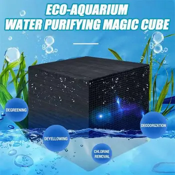 Eco-Aquarium Water Purifying Magic Cube Fish Tank Activated Carbon Charcoal Purify Water Cube Air Purification Multifunctional
Eco-Aquarium Water Purifying Magic Cube Fish Tank Activated Carbon Charcoal Purify Water Cube Air Purification Multifunctional