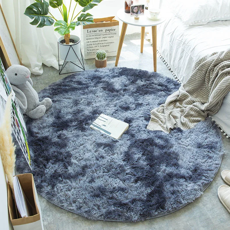Nordic round carpet silk hair living room mat bedroom bedside yoga rug home new tie dyed variegated carpet thickening encryption
Nordic round carpet silk hair living room mat bedroom bedside yoga rug home new tie dyed variegated carpet thickening encryption