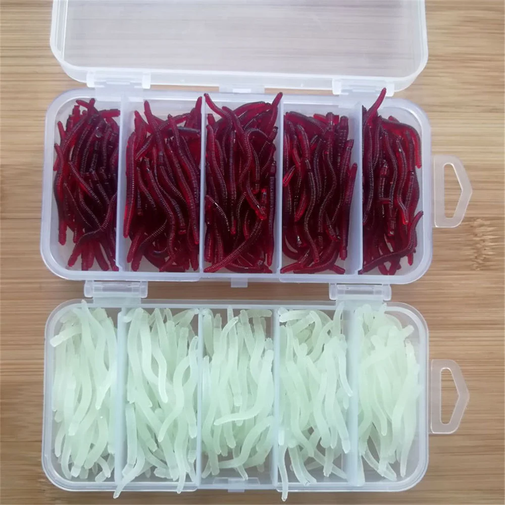 Olta 200pcs/box Soft Red Worm Luminous Bait Fishing Lures Easy Shiner One Up Shad CrankBait Fishing Wobblers Leurre Souple Peche
Olta 200pcs/box Soft Red Worm Luminous Bait Fishing Lures Easy Shiner One Up Shad CrankBait Fishing Wobblers Leurre Souple Peche
