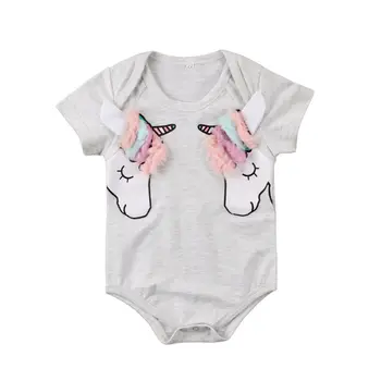Newborn Baby Girls Unicorn Romper Top Short Sleeve Jumpsuit Outfits Clothes
Newborn Baby Girls Unicorn Romper Top Short Sleeve Jumpsuit Outfits Clothes