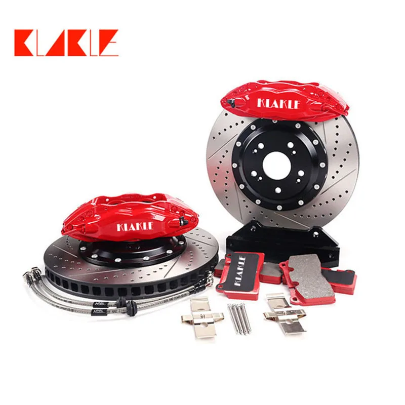 

KLAKLE F50 Brake Caliper 4 Big Piston 330*28MM Brake Disc Usful pads Racing Using For Honda Accord 8