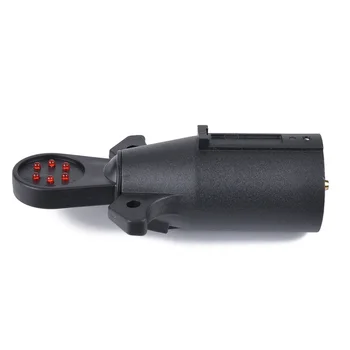 7-Pin Way Vehicle Socket RV Blade Trailer Light Wiring Circuit Tester Round Adapter Pin Plug
7-Pin Way Vehicle Socket RV Blade Trailer Light Wiring Circuit Tester Round Adapter Pin Plug