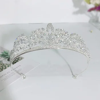 FORSEVEN Royal Style Silver Color Crystal Tiaras and Crowns Women Girls Birthday Bride Noiva Wedding Headbands Hair Jewellry
FORSEVEN Royal Style Silver Color Crystal Tiaras and Crowns Women Girls Birthday Bride Noiva Wedding Headbands Hair Jewellry