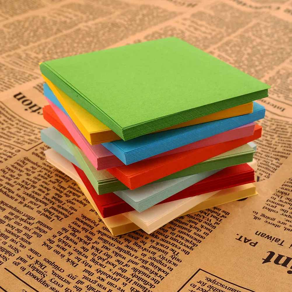 Handmade Paper Color Origami Square Paper Portable Colorful 100Pc/200pcs Scrapbooking Double Sided 8CM Diy Art
Handmade Paper Color Origami Square Paper Portable Colorful 100Pc/200pcs Scrapbooking Double Sided 8CM Diy Art