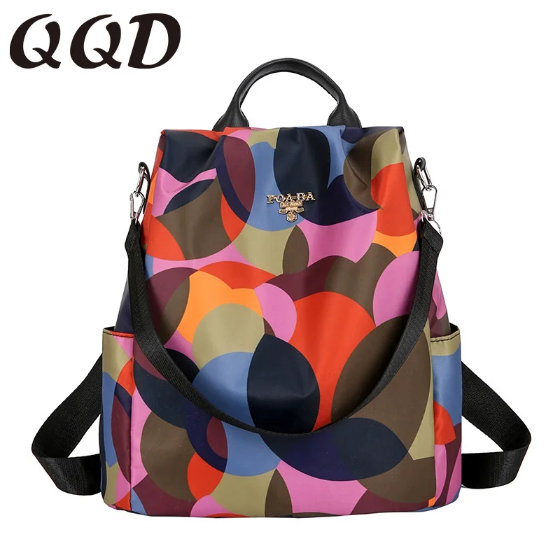 QQD fashion backpack women oxford cloth shoulder bag school bags for teenage girls light ladies travel backpack mochila feminina 
QQD fashion backpack women oxford cloth shoulder bag school bags for teenage girls light ladies travel backpack mochila feminina