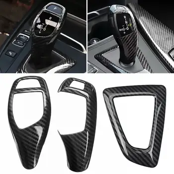 2 Type Car Gear Shift Knob Cover Carbon Look Cap Trim For BMW 1 2 3 4 5 7 Series GT X3 X4 X5 X6 F20/F30/F31/F34 Interior Parts
2 Type Car Gear Shift Knob Cover Carbon Look Cap Trim For BMW 1 2 3 4 5 7 Series GT X3 X4 X5 X6 F20/F30/F31/F34 Interior Parts