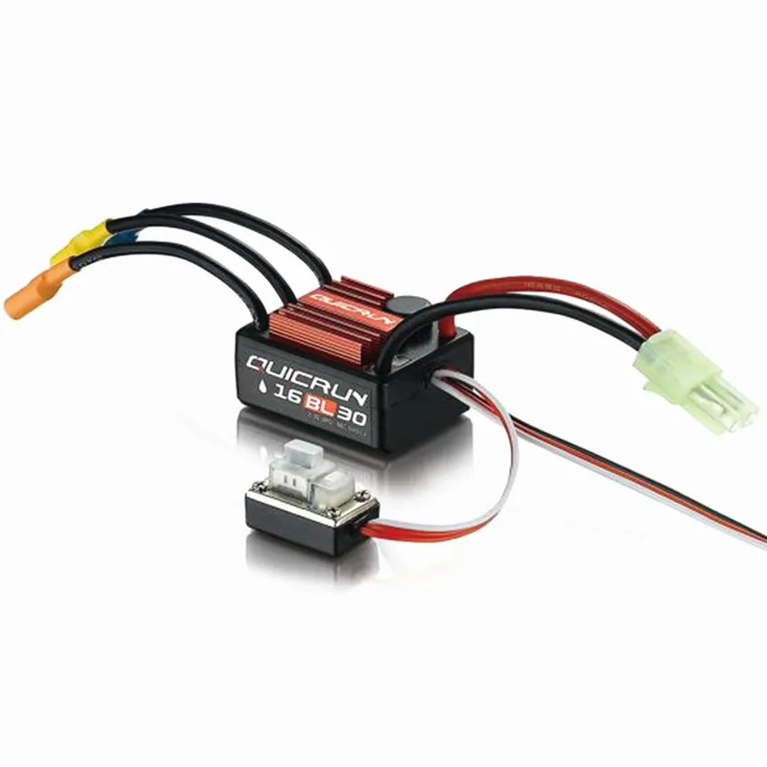 Hobbywing Quicrun brushless 30A sensorless ESC WP-16BL30 for 1/16 or 1/18 remote control violent racing off-road vehicle
Hobbywing Quicrun brushless 30A sensorless ESC WP-16BL30 for 1/16 or 1/18 remote control violent racing off-road vehicle