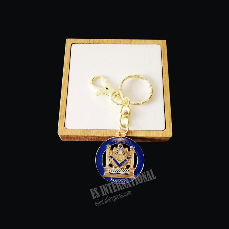 Брелок для ключей Masonic синий значок модель MK05 изысканные аксессуары брелок
