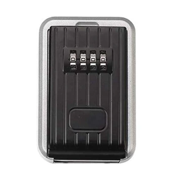 Wall-Mounted Outdoor Key Storage Lock Box 4-Digit Combination Password Key Safe Storage Box Password Lock
Wall-Mounted Outdoor Key Storage Lock Box 4-Digit Combination Password Key Safe Storage Box Password Lock
