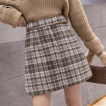 2019 Jupe Femme Winter Short Skirt Women Casual High Waist A Line Plaid Women's Skirts Vintage Mini Warm Skirt Female 7728 50
2019 Jupe Femme Winter Short Skirt Women Casual High Waist A Line Plaid Women's Skirts Vintage Mini Warm Skirt Female 7728 50