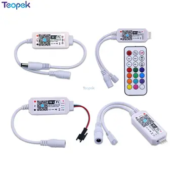Magic Home Bluetooth Wireless WiFi Controller DC5V 12V 24V RGB/RGBW IR RF For WS2811 WS2812B Single Color RGB RGBW LED Strip
Magic Home Bluetooth Wireless WiFi Controller DC5V 12V 24V RGB/RGBW IR RF For WS2811 WS2812B Single Color RGB RGBW LED Strip