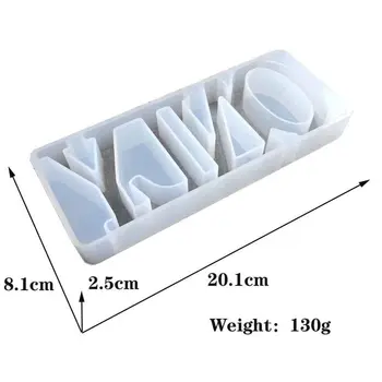 DIY Crystal Epoxy Mold Handmade Pendant Crafts Letters Shape High Mirror Mould N58F
DIY Crystal Epoxy Mold Handmade Pendant Crafts Letters Shape High Mirror Mould N58F