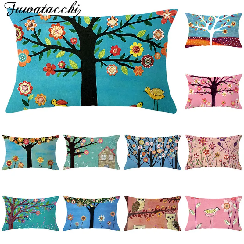 Fuwatacchi Spring Tree Flower Birds Cushion Covers Polyester Pillowcase for Home Sofa Decorative Throw Pillow Covers 30*50cm New
Fuwatacchi Spring Tree Flower Birds Cushion Covers Polyester Pillowcase for Home Sofa Decorative Throw Pillow Covers 30*50cm New