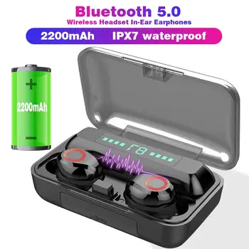 S12 TWS Bluetooth 5.0 Wireless Headset In-Ear Earbuds Noise Cancelling Gaming Earphones IPX7 Waterproof Sports Headset
S12 TWS Bluetooth 5.0 Wireless Headset In-Ear Earbuds Noise Cancelling Gaming Earphones IPX7 Waterproof Sports Headset