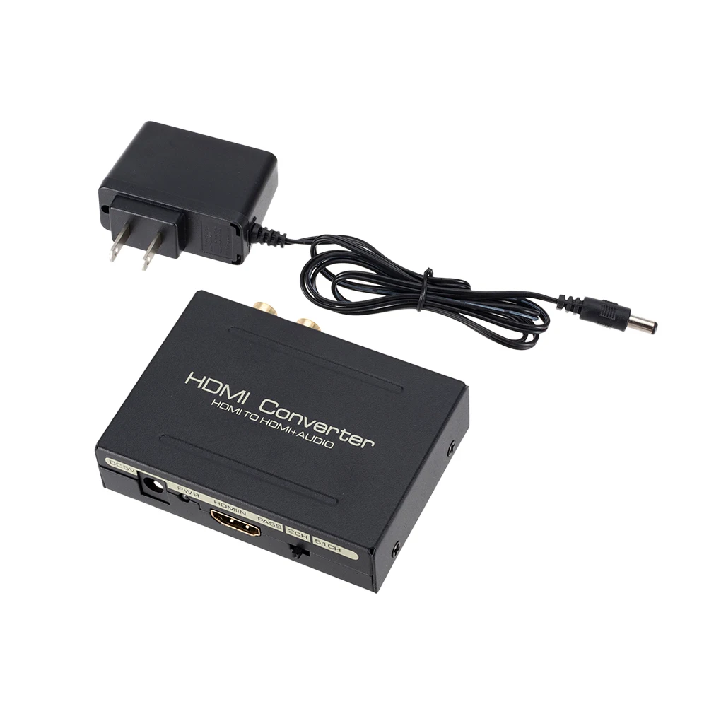 HD to Audio Adapter Converter 2 Channel 5.1 Surround Sound System Audio Extractor Adaptor
HD to Audio Adapter Converter 2 Channel 5.1 Surround Sound System Audio Extractor Adaptor