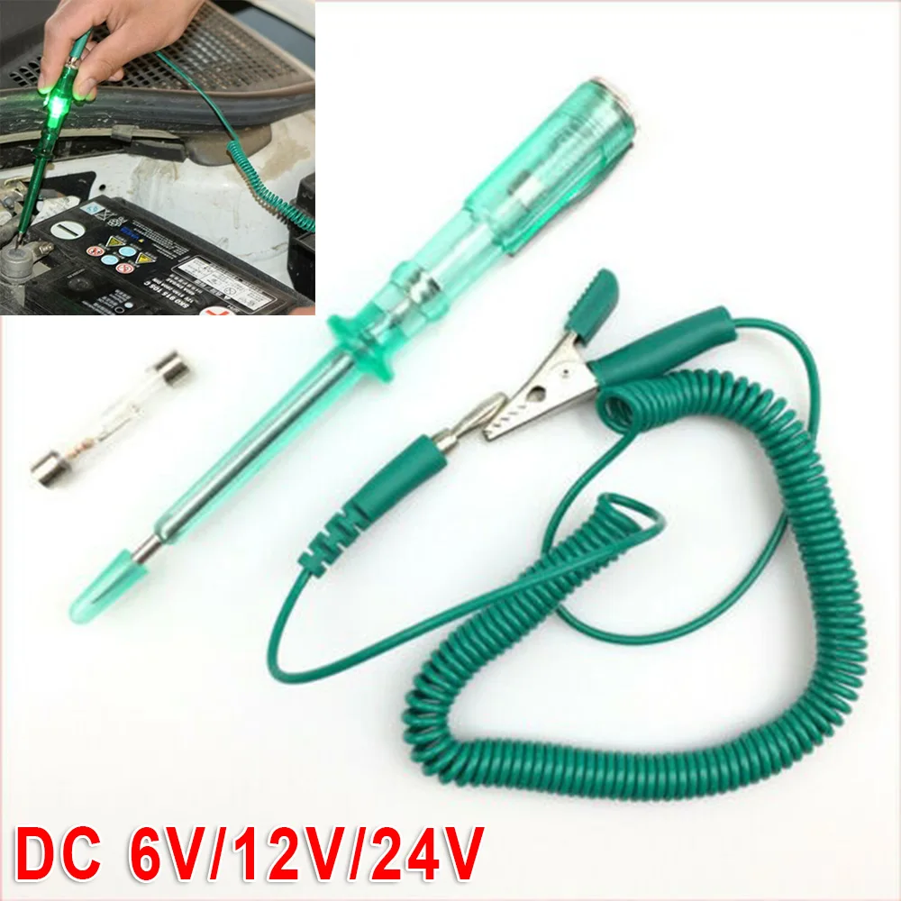 6V 12V 24V LED Car Battery Electric Current CKT Voltage Detector Tester Auto Circuit Board Test Pen 6 12 24 V Volt Meter Pencil
6V 12V 24V LED Car Battery Electric Current CKT Voltage Detector Tester Auto Circuit Board Test Pen 6 12 24 V Volt Meter Pencil