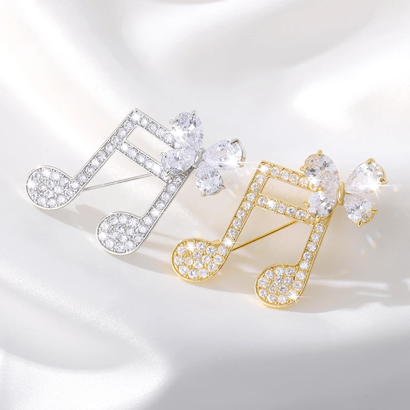 Crystal Rhinestone Musical Note Brooch Vintage Cute Pins and Brooches Men Women Suit Collar Pin Badge Scarf Clip Jewelry Gifts
Crystal Rhinestone Musical Note Brooch Vintage Cute Pins and Brooches Men Women Suit Collar Pin Badge Scarf Clip Jewelry Gifts