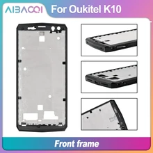 Aibaoqi Baru Berkualitas Tinggi Asli Depan Frame untuk 6.0 Inci Oukitel K10 Depan Housing Case Penutup Perakitan Pengganti + 3M perekat(China)