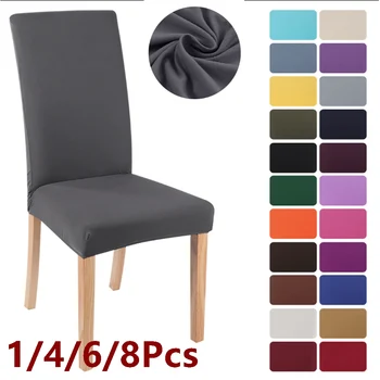 1/2/4/6/8PCS Solid Color Chair Cover Spandex Stretch Slipcovers Chair Protection Covers For Dining Room Kitchen Wedding Banquet
1/2/4/6/8PCS Solid Color Chair Cover Spandex Stretch Slipcovers Chair Protection Covers For Dining Room Kitchen Wedding Banquet