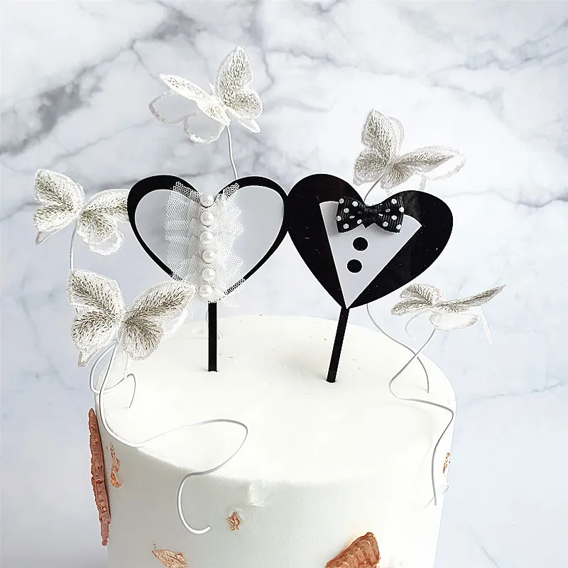 Wedding Acrylic Cake Topper Butterfly Bride and Groom Dressing Cupcake Topper For Party Wedding Cake Decorations 2019 New
Wedding Acrylic Cake Topper Butterfly Bride and Groom Dressing Cupcake Topper For Party Wedding Cake Decorations 2019 New