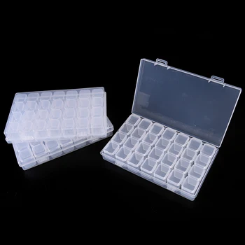 28 Slots Jewelry Storage Box Clear Plastic Adjustable Beads Jewelry Packaging Display Storage Case Craft Organizer
28 Slots Jewelry Storage Box Clear Plastic Adjustable Beads Jewelry Packaging Display Storage Case Craft Organizer