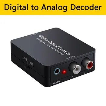 Digital to Analog Audio Converter Decoder Adapter SPDIF Toslink Coxial 2.0CH L/R RCA Stereo 3.5mm Jack
Digital to Analog Audio Converter Decoder Adapter SPDIF Toslink Coxial 2.0CH L/R RCA Stereo 3.5mm Jack