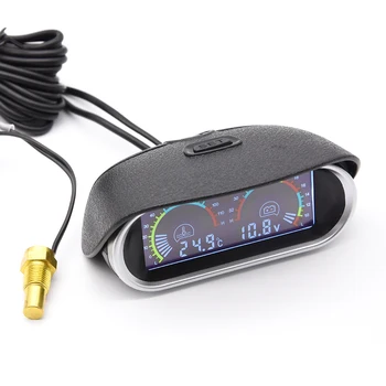 12v/24v 2 in 1 LCD Car Digital Horizontal gauge Water Temp Gauge Meter Voltmeter Voltage Gauges with Temperature Sensor
12v/24v 2 in 1 LCD Car Digital Horizontal gauge Water Temp Gauge Meter Voltmeter Voltage Gauges with Temperature Sensor