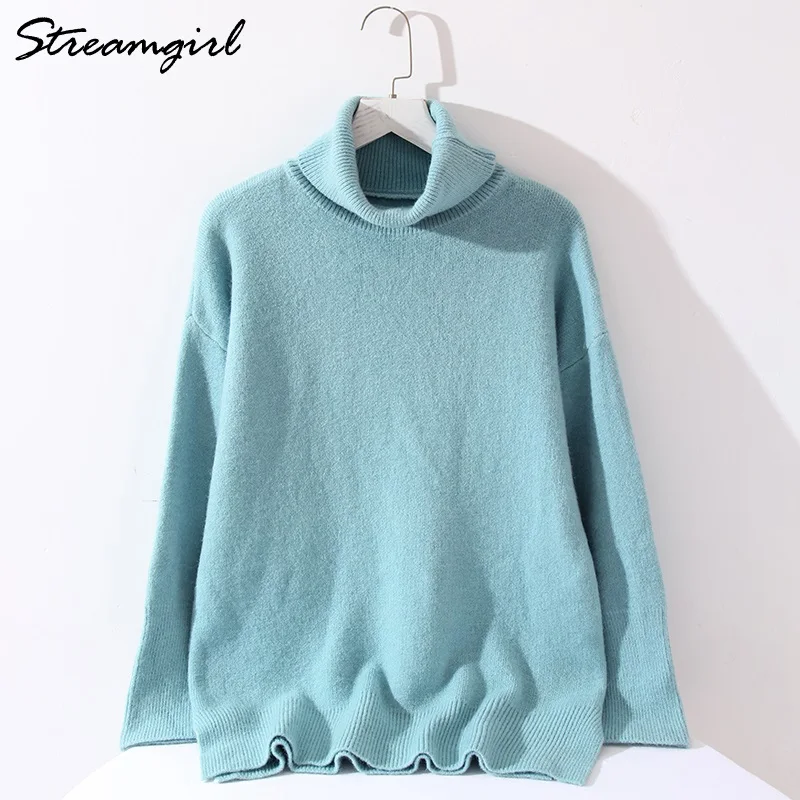 Streamgirl Women's Sweater Oversize White Turtleneck Women Sweaters And Pullovers Autumn Oversized Sweater Korean Style Pulls
Streamgirl Women's Sweater Oversize White Turtleneck Women Sweaters And Pullovers Autumn Oversized Sweater Korean Style Pulls