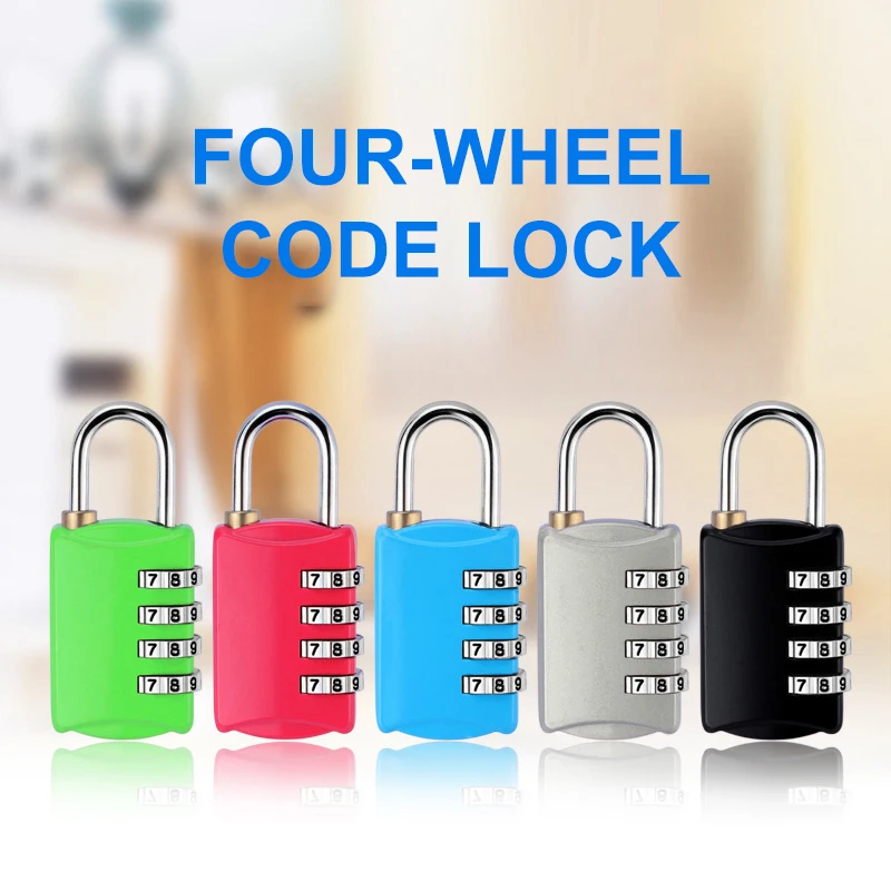 Luggage Travel Lock 4 Dial Digit Password Lock Combination Suitcase Baggage Toolbox Metal Code Password Lock Padlock TXTB1
Luggage Travel Lock 4 Dial Digit Password Lock Combination Suitcase Baggage Toolbox Metal Code Password Lock Padlock TXTB1