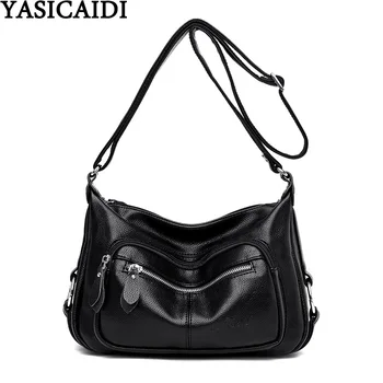 YASICAIDI 2020 Brand Leather Shoulder Bag Women Satchel Zipper Purse Crossbody Bags Large Female Messenger Bags Sac A Main Femme
YASICAIDI 2020 Brand Leather Shoulder Bag Women Satchel Zipper Purse Crossbody Bags Large Female Messenger Bags Sac A Main Femme