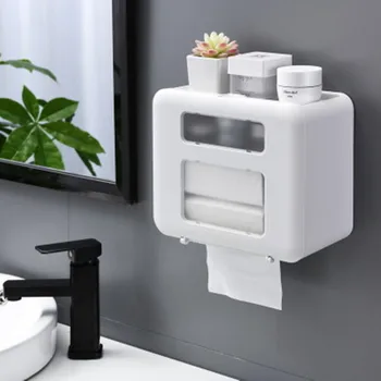 High Quality Toilet Creative Daily Necessities Wall-mounted Tissue Box Shelf Waterproof Tissue Holder For Hot Sales
High Quality Toilet Creative Daily Necessities Wall-mounted Tissue Box Shelf Waterproof Tissue Holder For Hot Sales