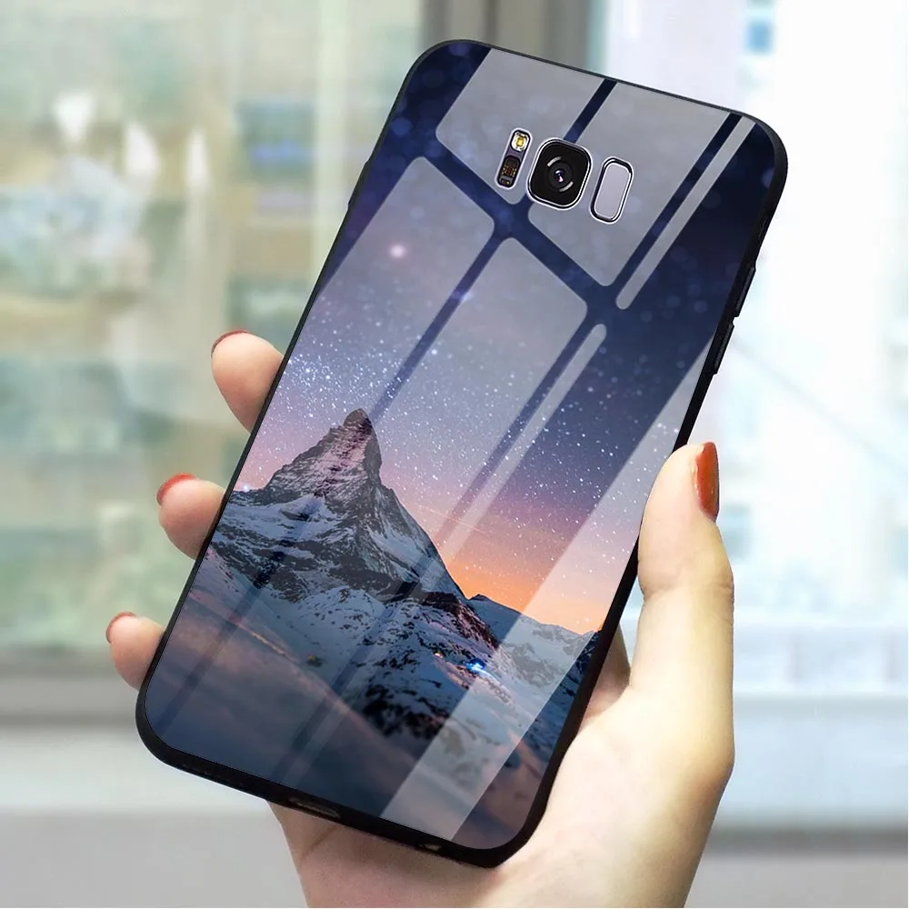 Snow-capped Mountains Glass Phone Case for Samsung S9 Plus Cover Galaxy A70 A60 M40 A50 A40 A20 A30 A10 S7 Edge S8 Plus S10
Snow-capped Mountains Glass Phone Case for Samsung S9 Plus Cover Galaxy A70 A60 M40 A50 A40 A20 A30 A10 S7 Edge S8 Plus S10