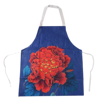 Fashion Peony Flower Kitchen Aprons Adult Cotton Linen Bibs Home Cooking bbq Apron Cleaning Accessory
Fashion Peony Flower Kitchen Aprons Adult Cotton Linen Bibs Home Cooking bbq Apron Cleaning Accessory