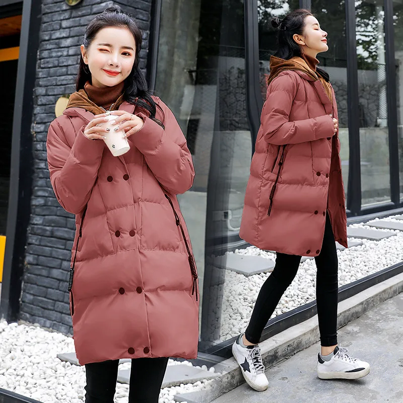 Winter Cotton Dress Coat Women's 2018 Korean-style Harajuku Wind Mid-length Students Cotton-padded Clothes Thick down Jacket Cot
Winter Cotton Dress Coat Women's 2018 Korean-style Harajuku Wind Mid-length Students Cotton-padded Clothes Thick down Jacket Cot